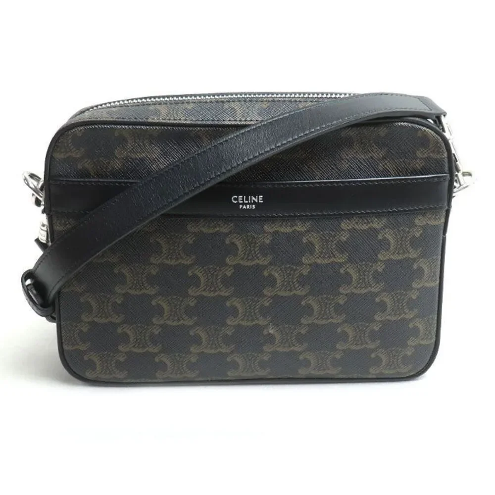 Celine Triomphe Canvas Shoulder Bag